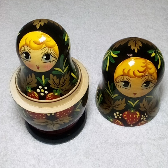 Set of 5(five) Cepzueb Nocag wooden nesting figurines - Picture 10 of 12